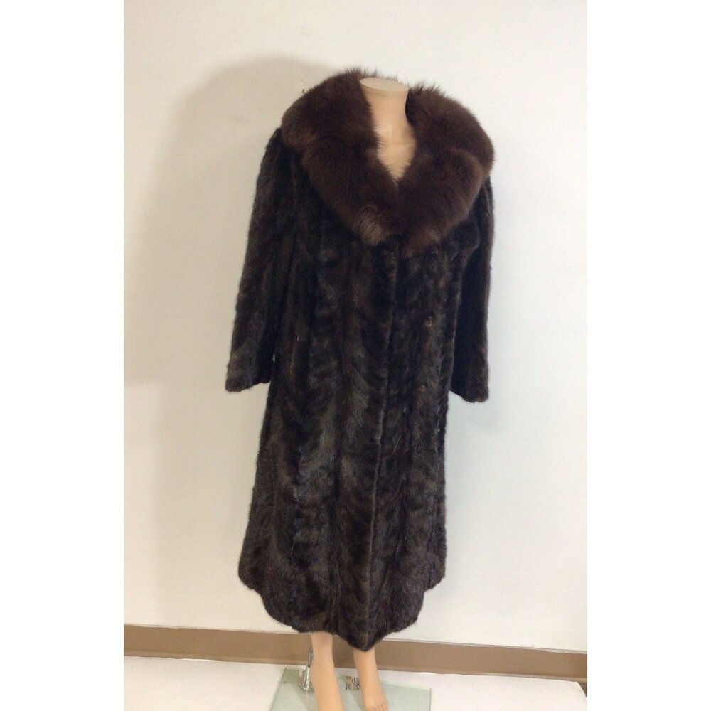 Vintage Mink Fur Coat Made in Canada Womens Small